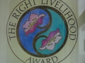 Right to livelihood award, Stockholm December 9th 1986.